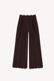 Espresso Lace-Trim Trousers