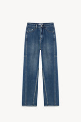 Sculpted Barrel-Leg Jeans