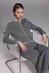 Starry grey cardigan