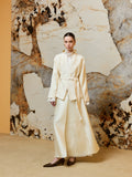 Cream Maxi Skirt