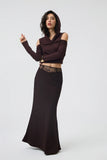 Espresso Maxi Skirt