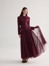 Rose Burgundy Skirt
