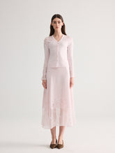 Cherry Blossom Knit Cardigan Set