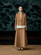 Wool Maxi A-Line Skirt