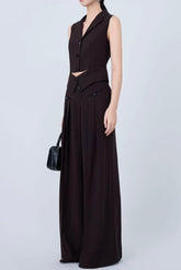 Espresso Tailored Vest