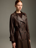 The Icon Lightweight lambskin Trench Coat