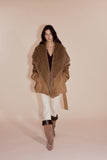 Mink Fur Collar Coat
