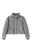 Starry grey down jacket