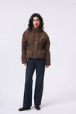 Waterproof Cinched Waist Utility Jacket