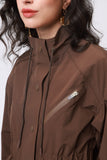Waterproof Cinched Waist Utility Jacket