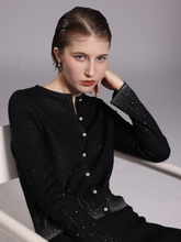 Starry Black Cardigan