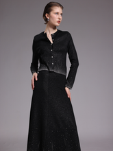 Starry Black Cardigan