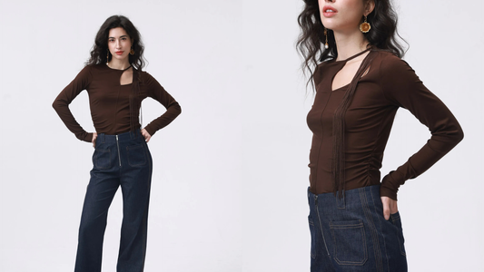 London Street Style This Summer: Pairing ONWAVE’s Tops with Denim for a Chic Urban Look