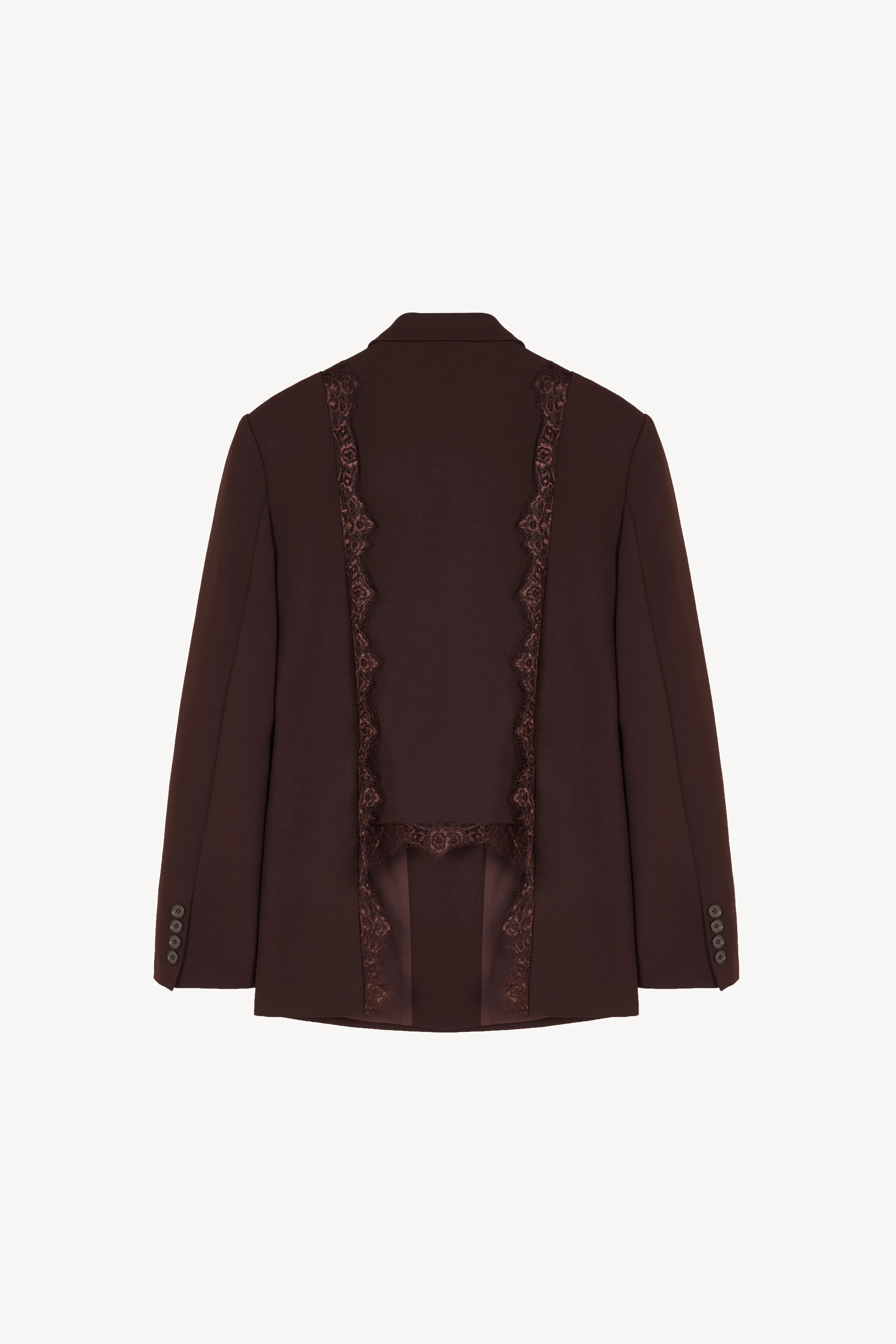 Espresso Lace Blazer
