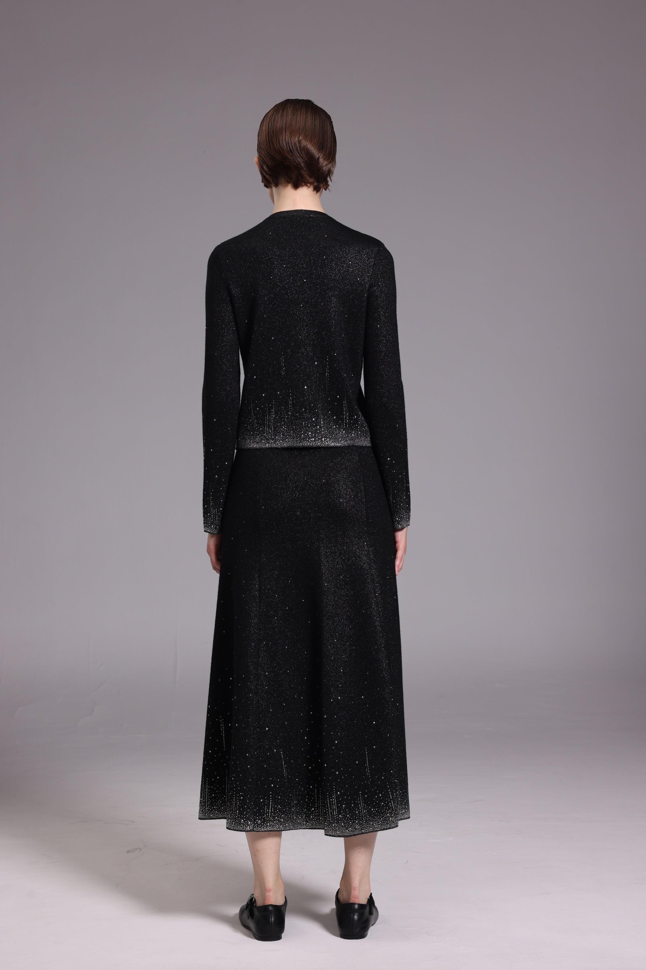 Starry Black Cardigan