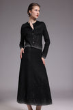 Starry Black Cardigan