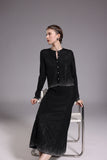 Starry Black Cardigan