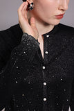 Starry Black Cardigan