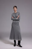 Starry grey skirt