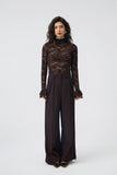 Espresso Lace Top