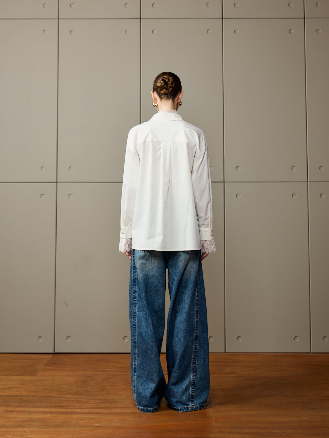 The Lace V-Neck Blouse