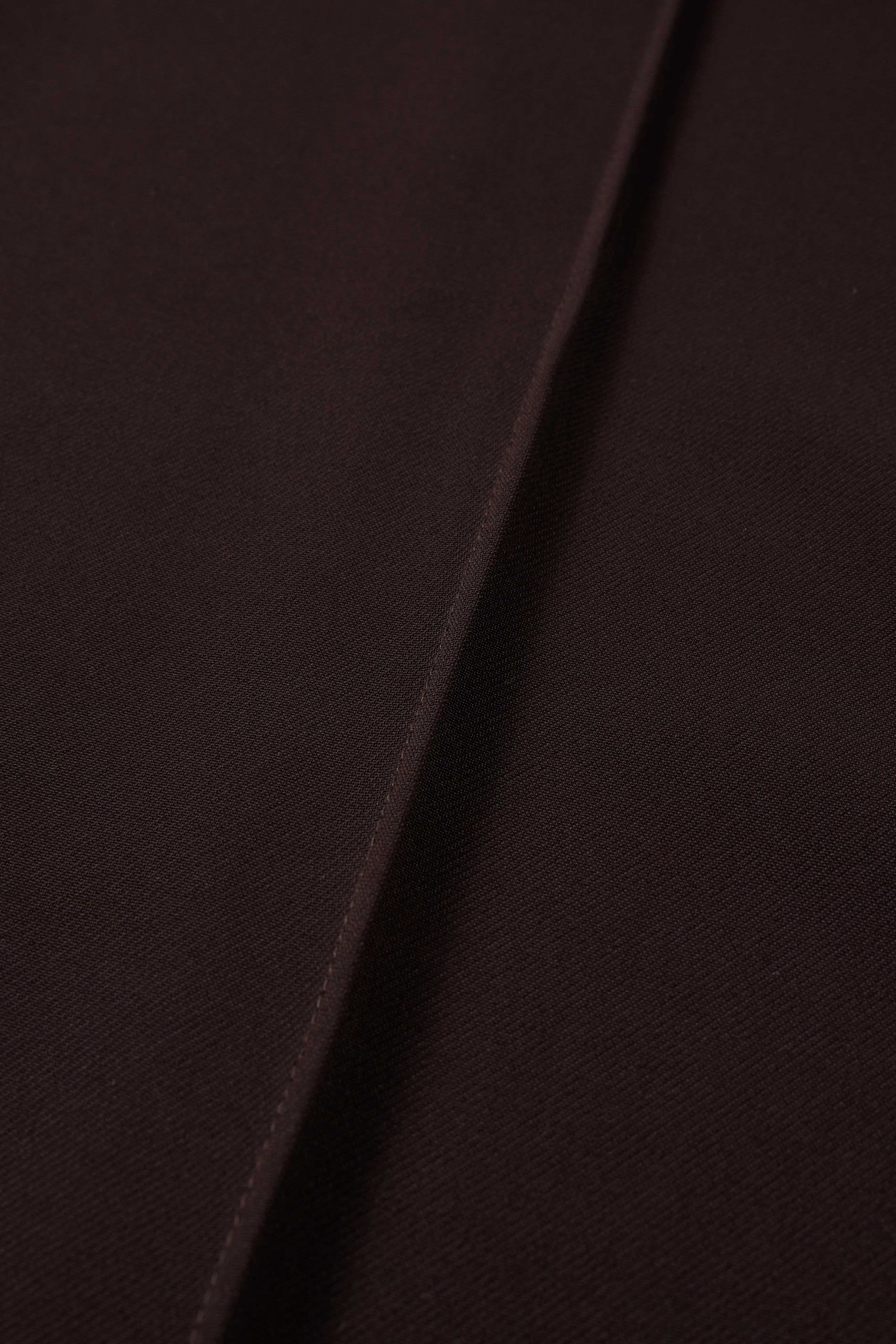 Espresso Lace-Trim Trousers