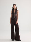 Exposed-Seam Cargo Trousers