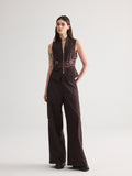 Exposed-Seam Cargo Trousers