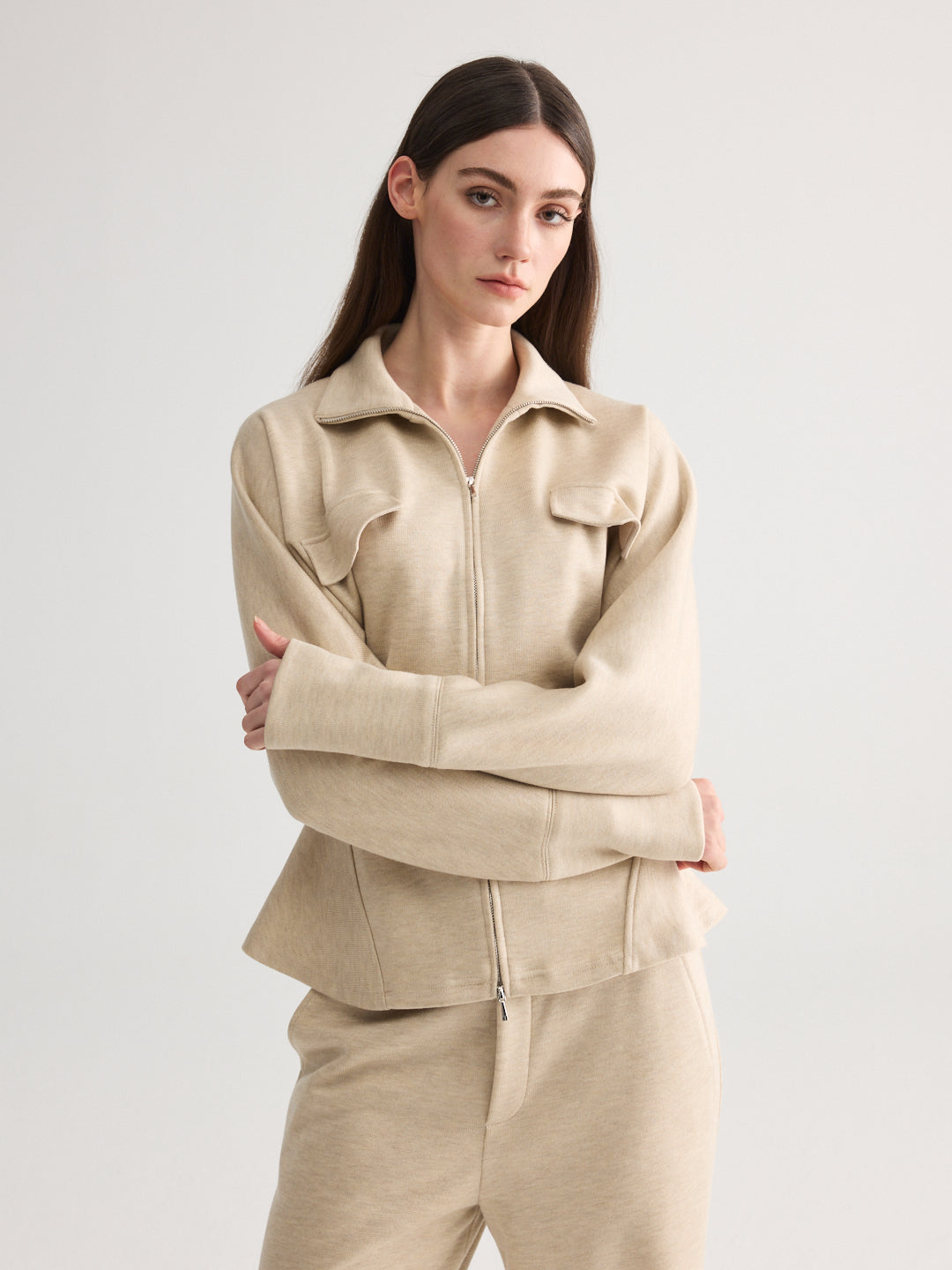 Wide-Leg Lounge Trousers