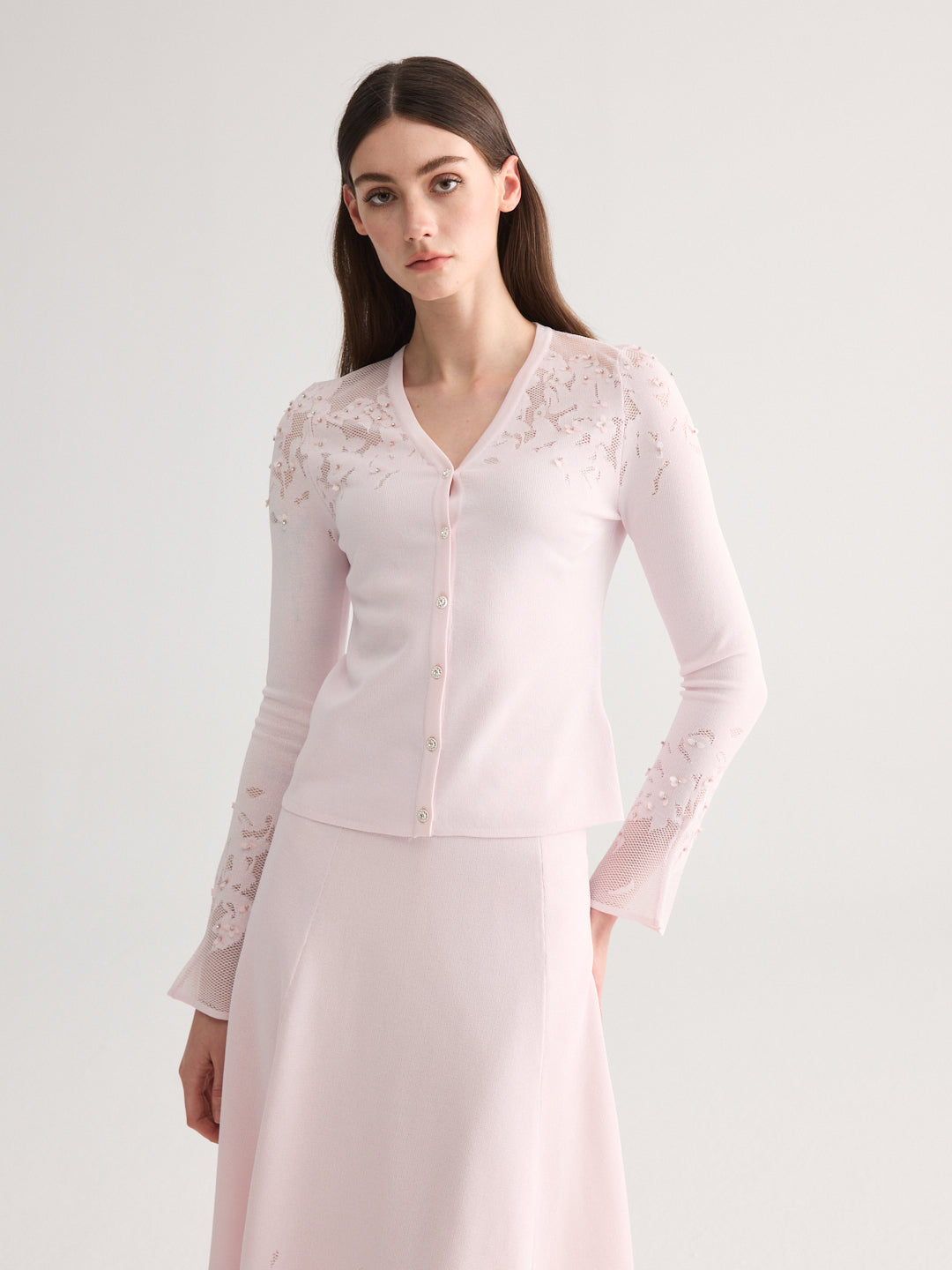 Cherry Blossom Knit Set