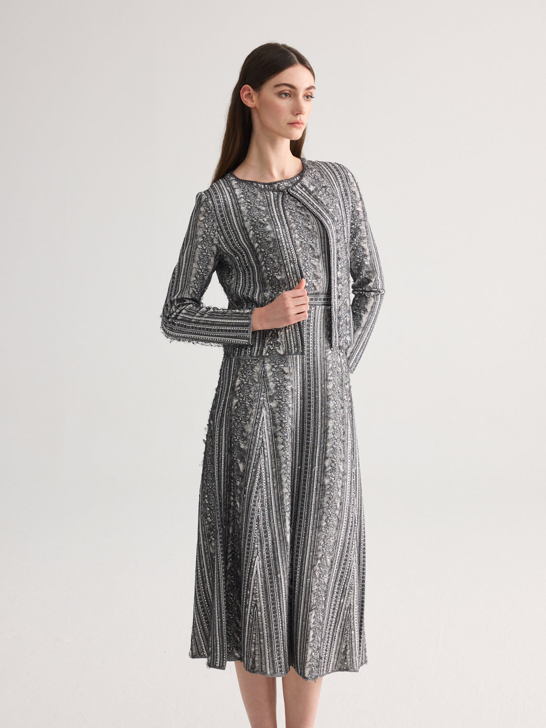 Ink Lace knit cardigan