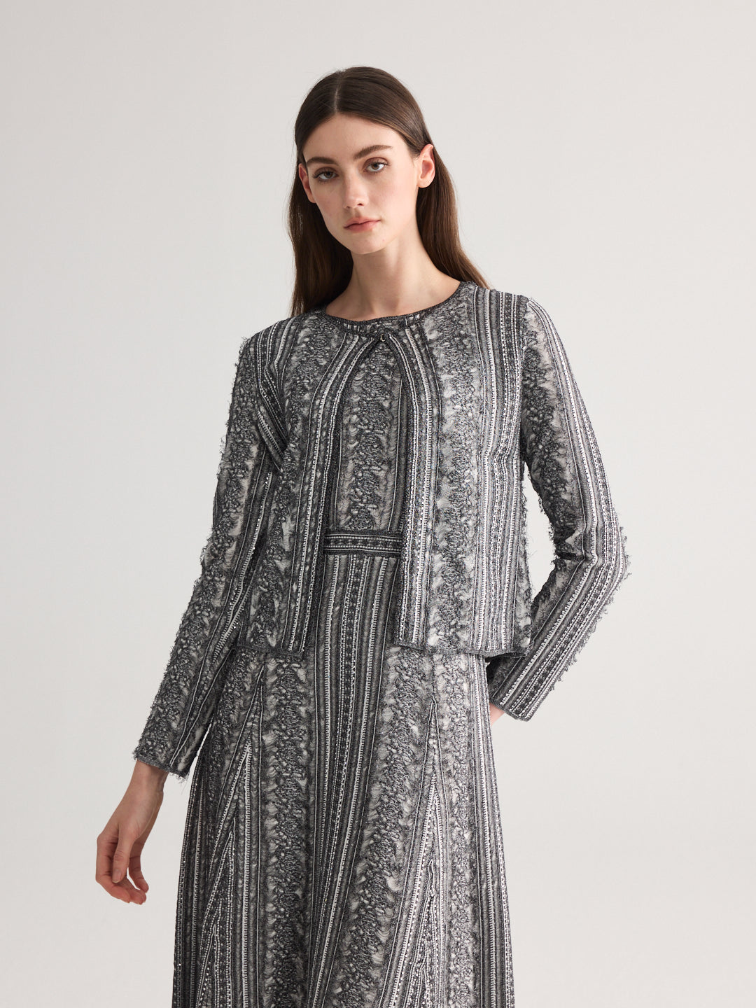 Ink Lace knit cardigan