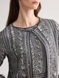 Ink Lace knit cardigan