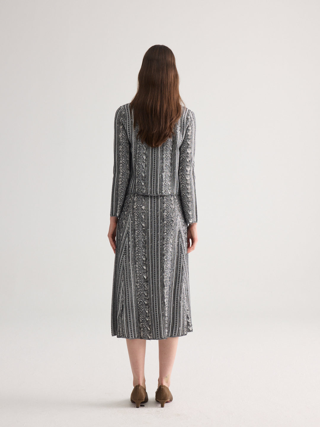 Ink Lace knit cardigan