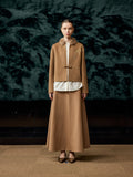 Wool Maxi A-Line Skirt