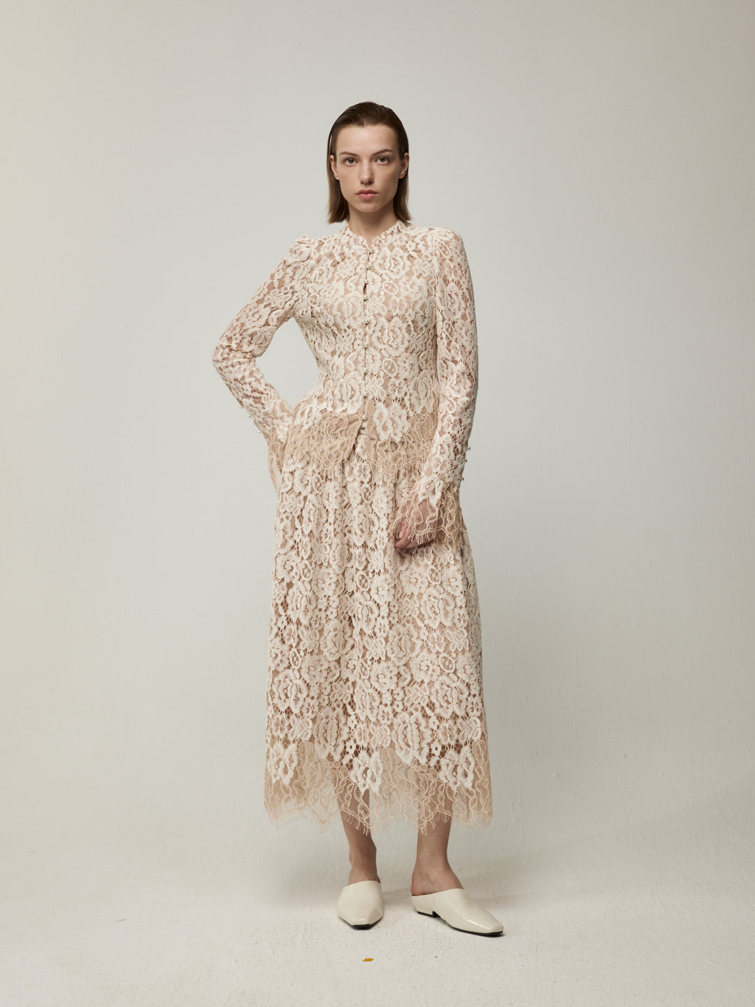 Blush Pearl Lace Set