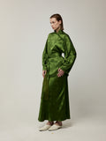 Handcrafted Tassel Jacquard Set Green