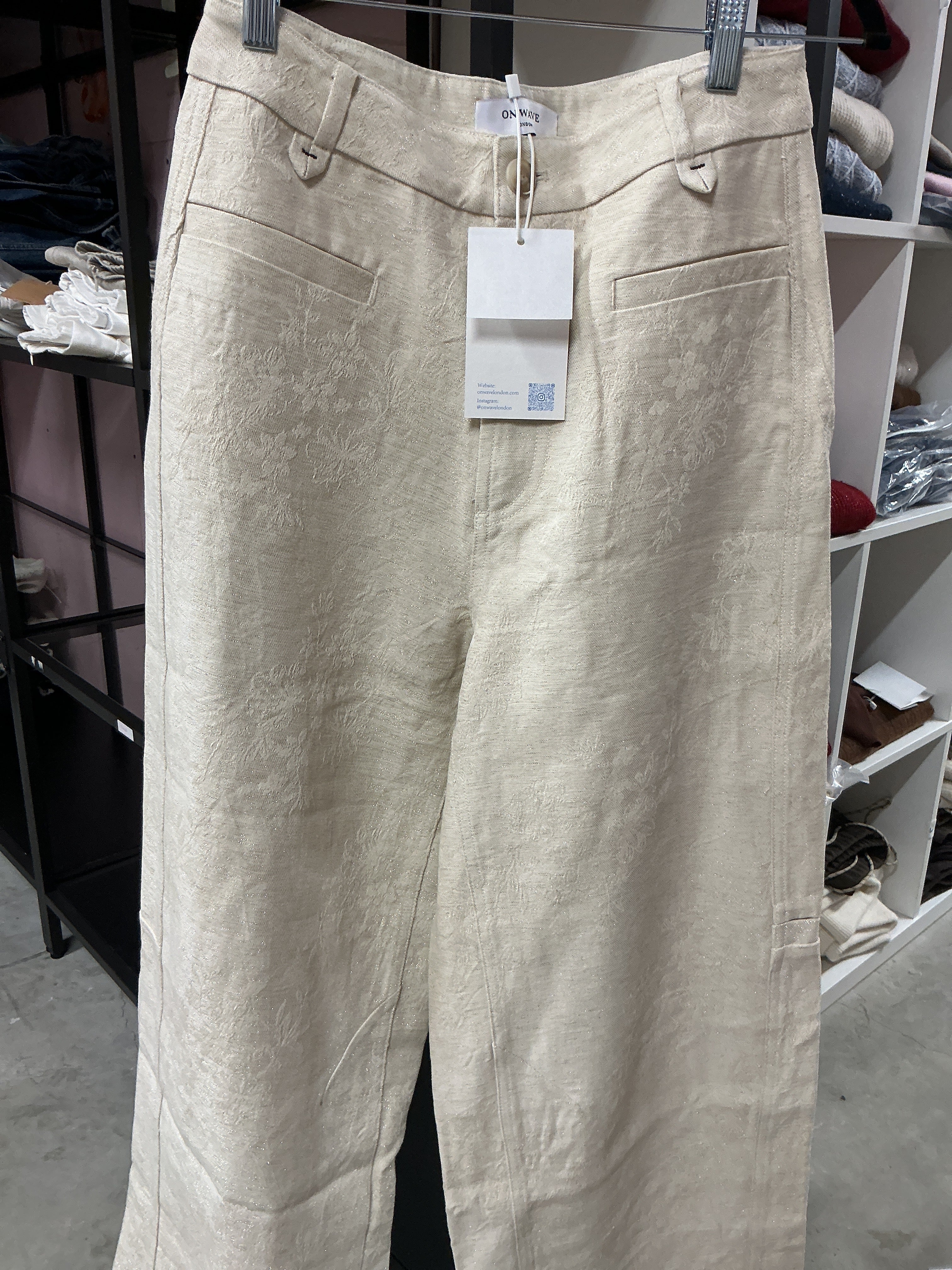 Shimmer Wide Leg Trousers