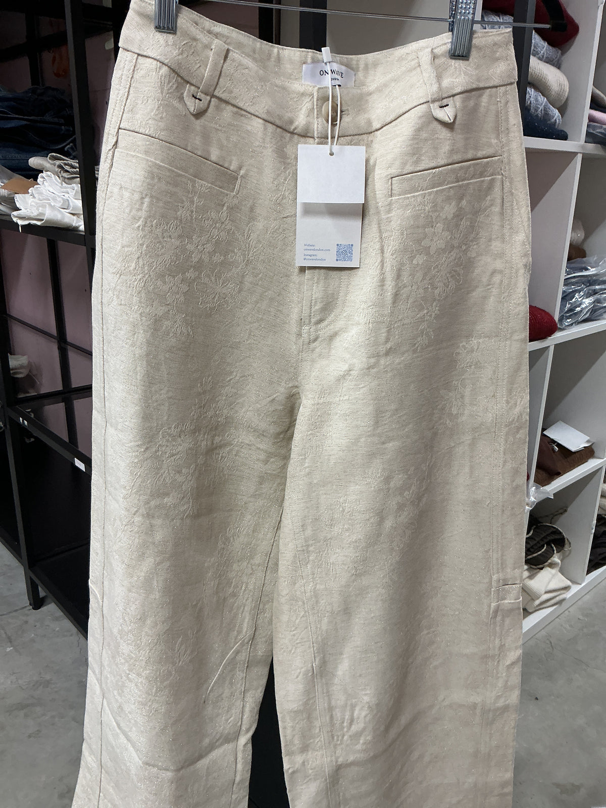 Shimmer Wide Leg Trousers