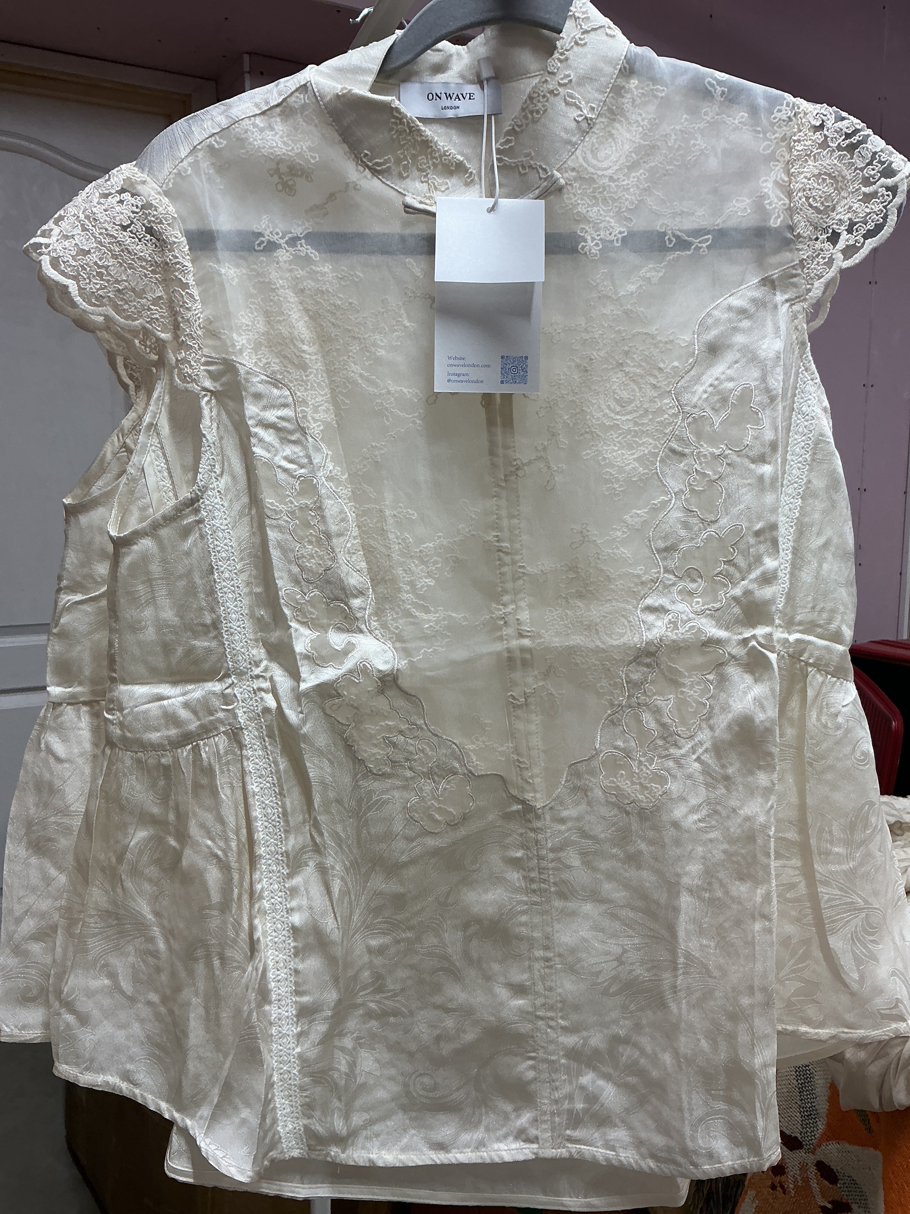 White Lace Blouse