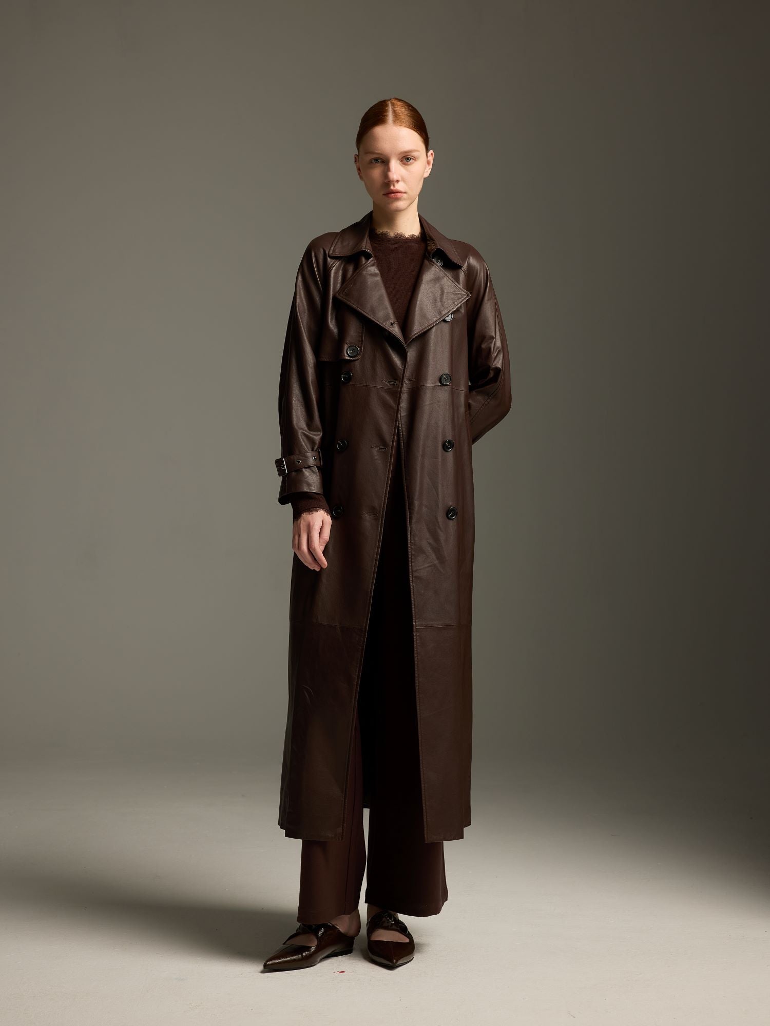 The Icon Lightweight lambskin Trench Coat