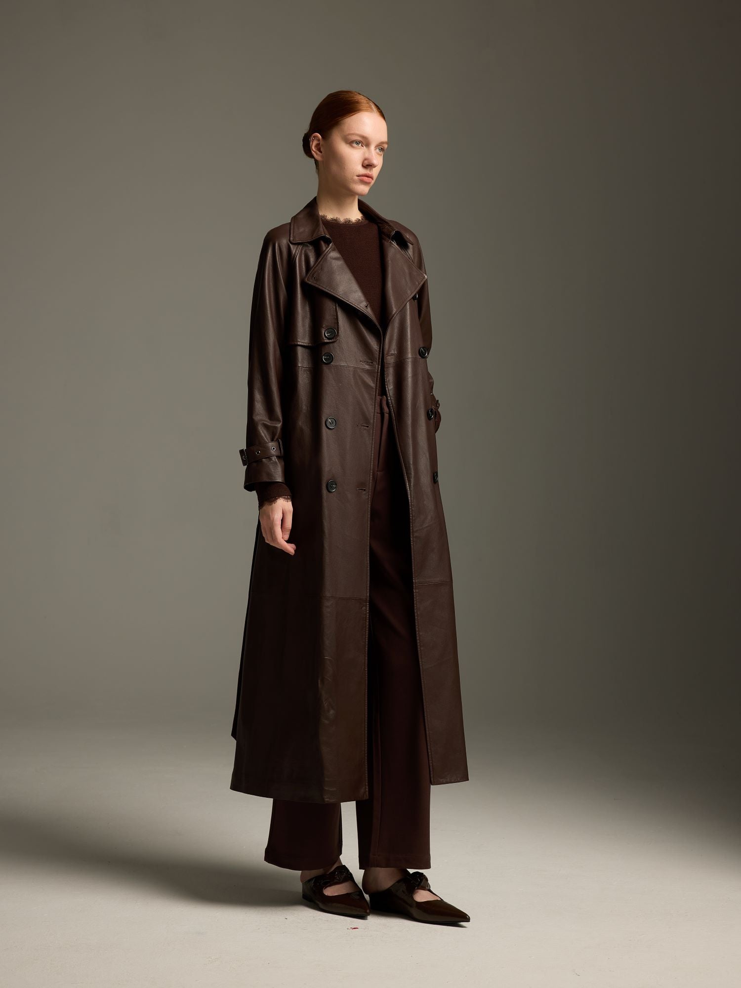 The Icon Lightweight lambskin Trench Coat