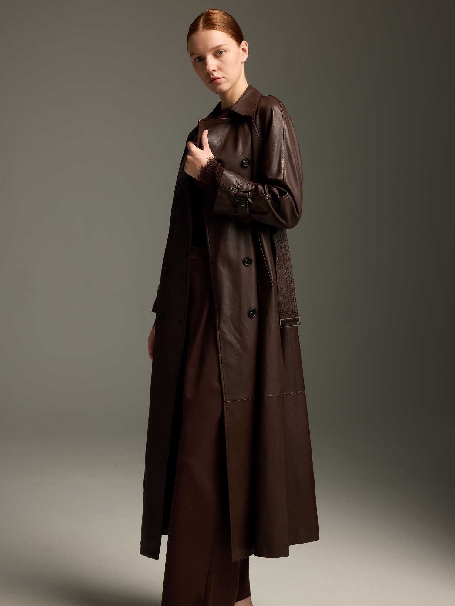 The Icon Lightweight lambskin Trench Coat