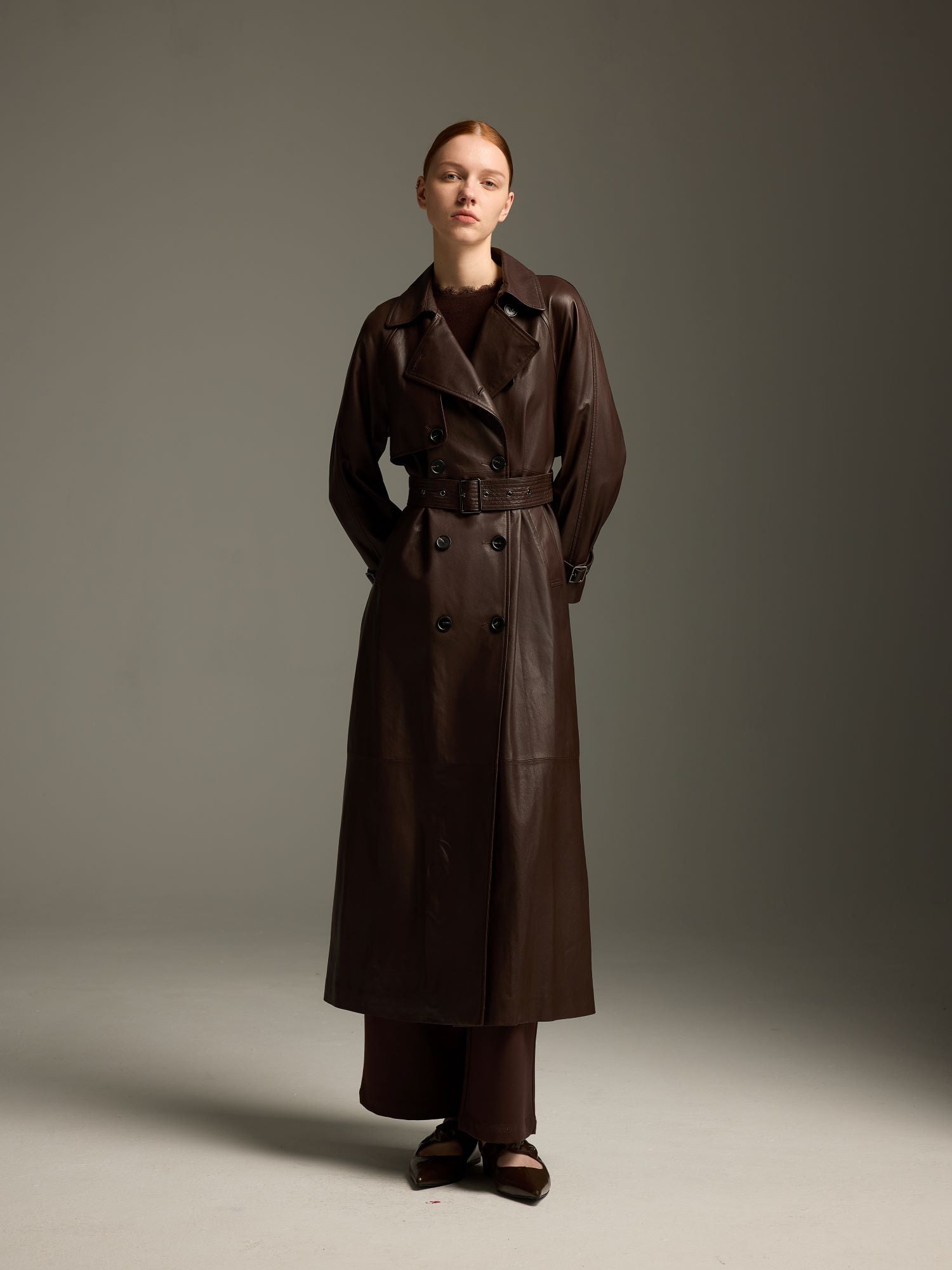 The Icon Lightweight lambskin Trench Coat