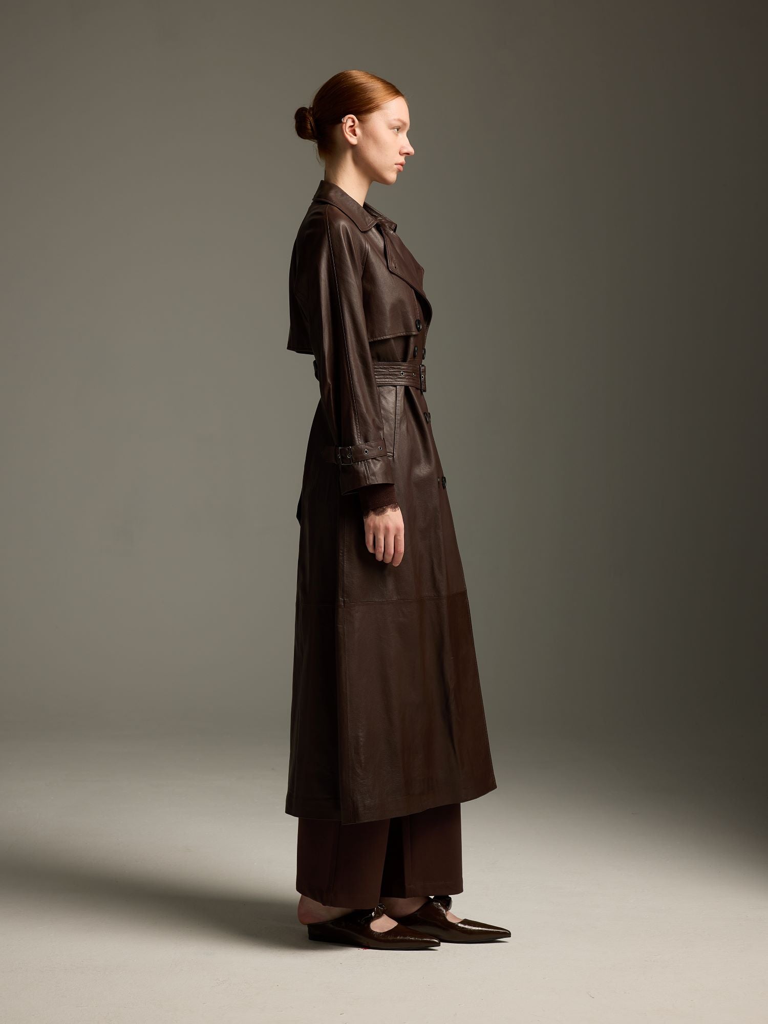 The Icon Lightweight lambskin Trench Coat