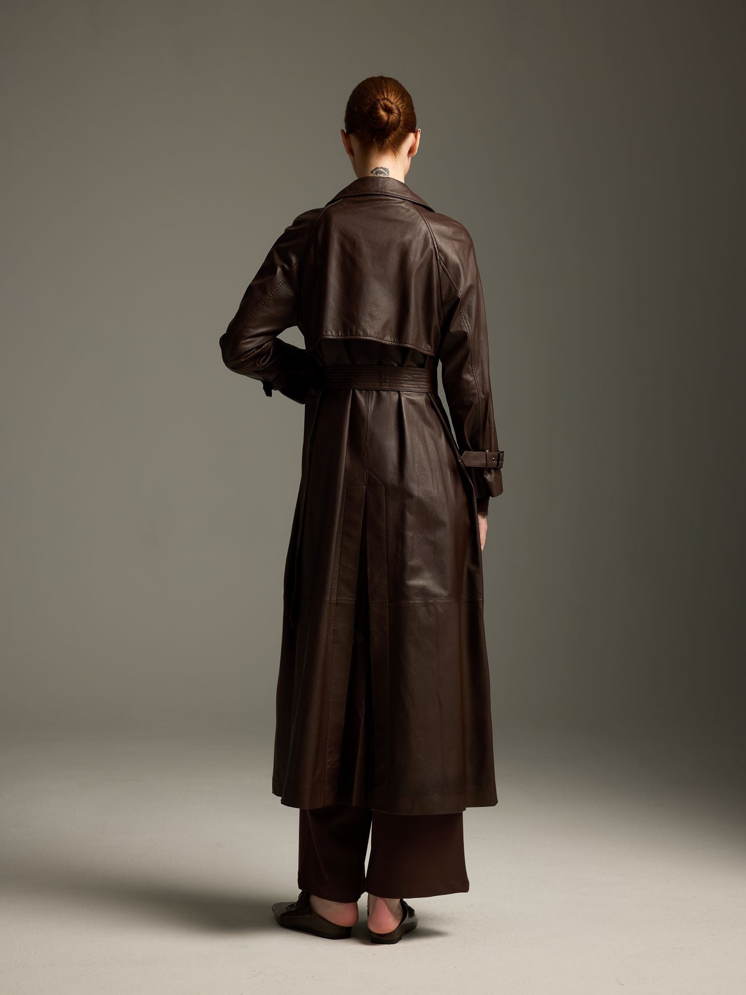 The Icon Lightweight lambskin Trench Coat