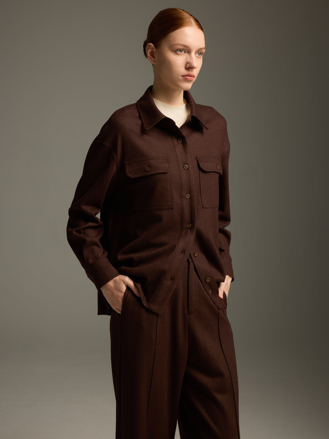 Wool Overshirt — 100% Merino Wool