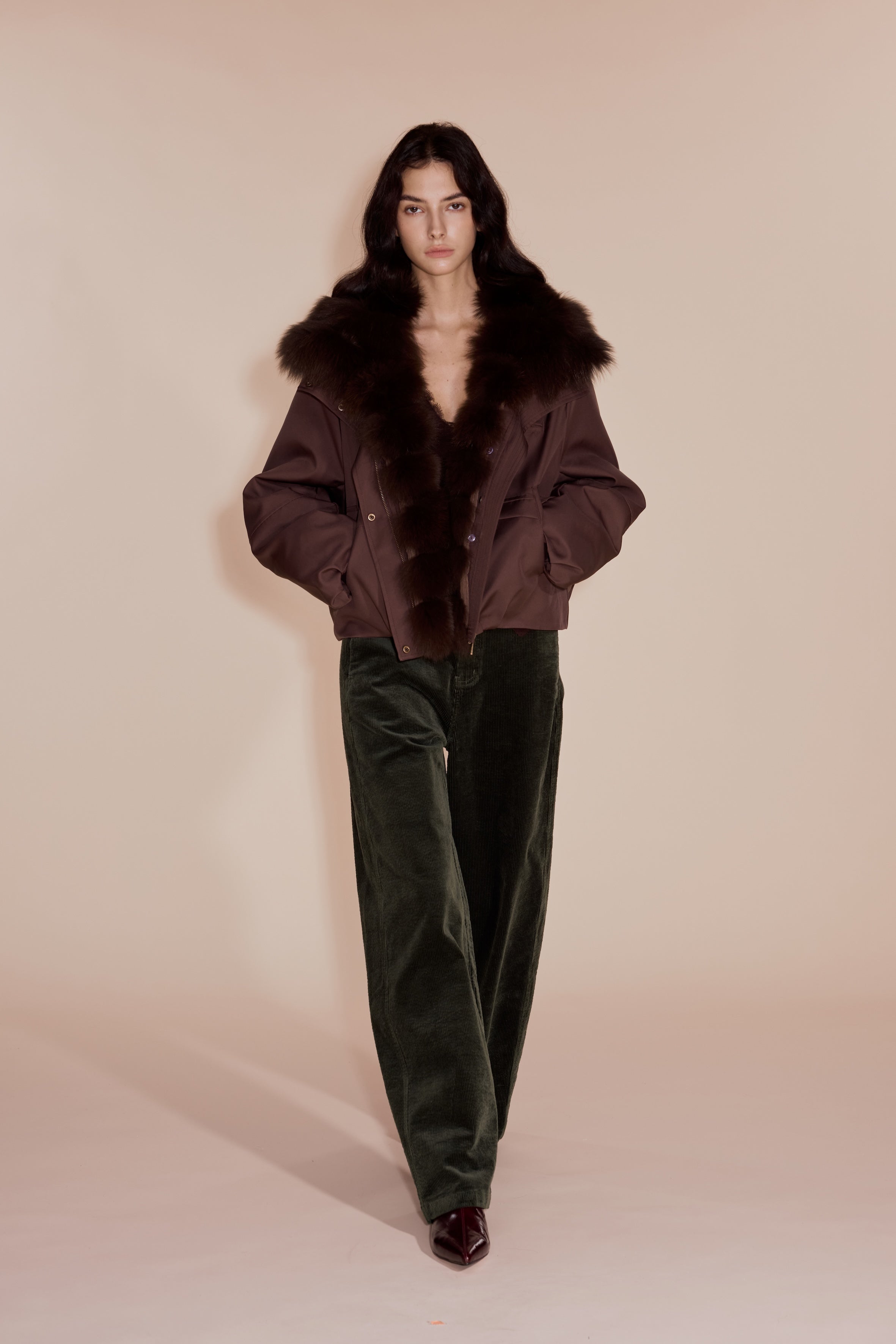 Soho Coat in Brown