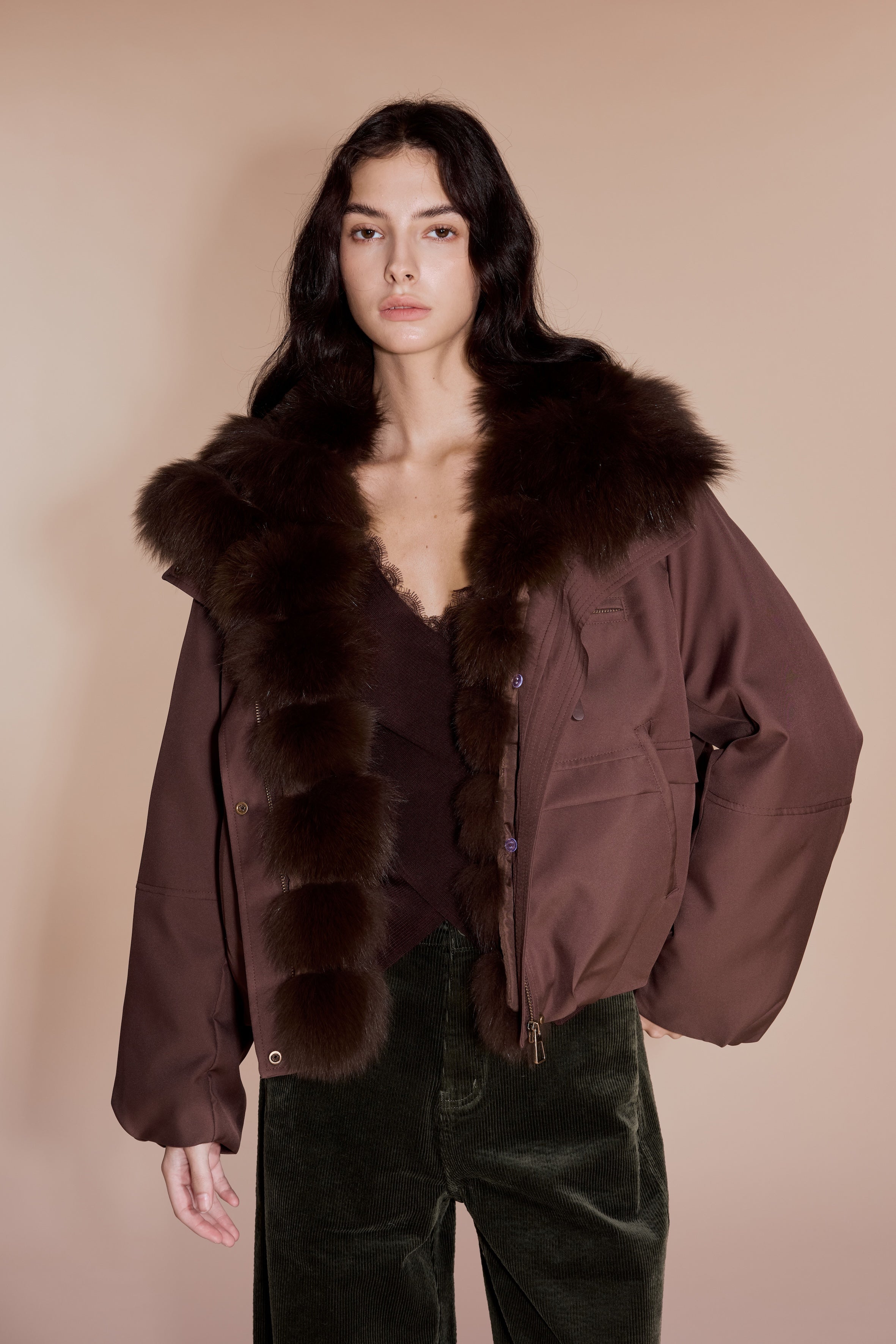 Soho Coat in Brown
