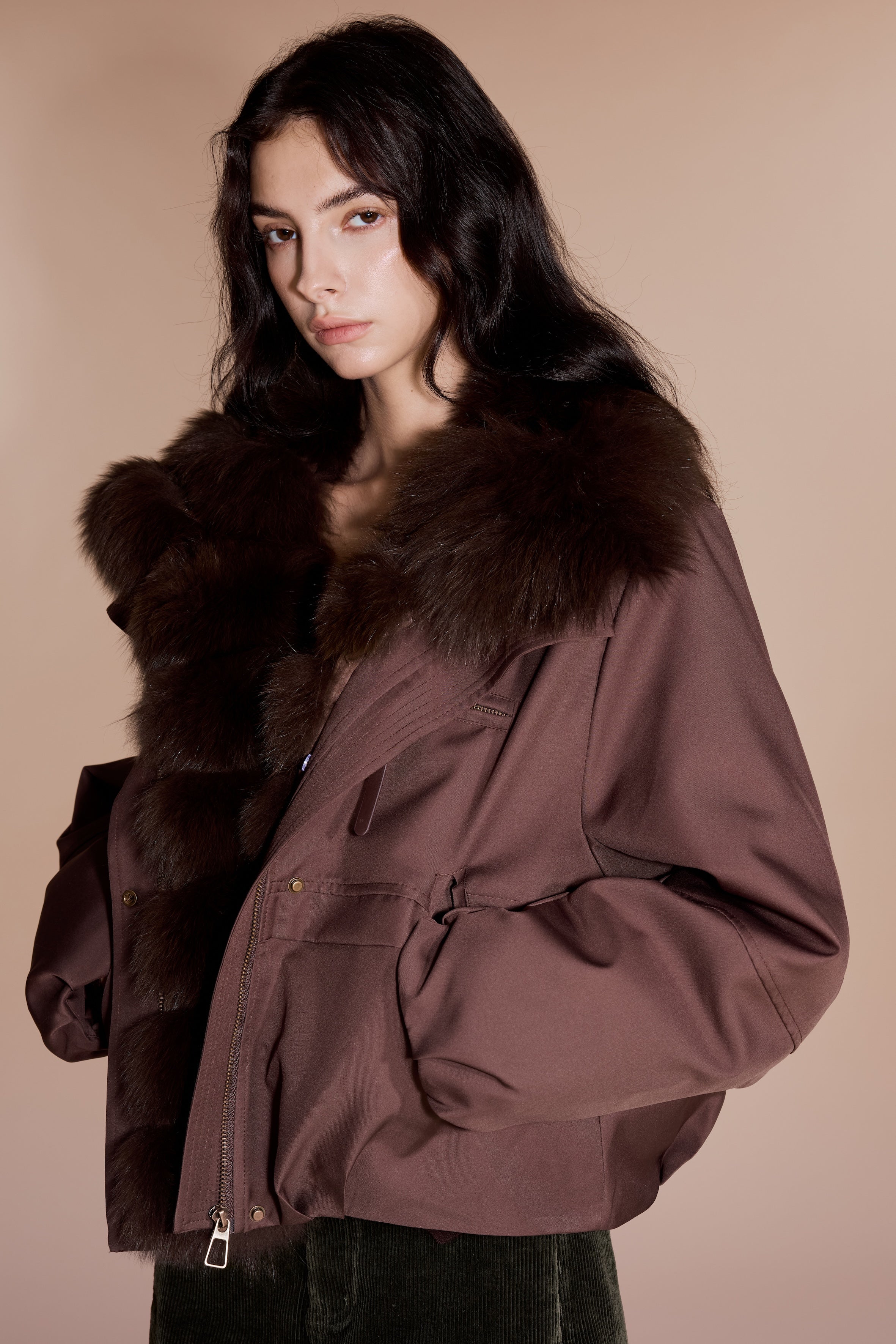 Soho Coat in Brown